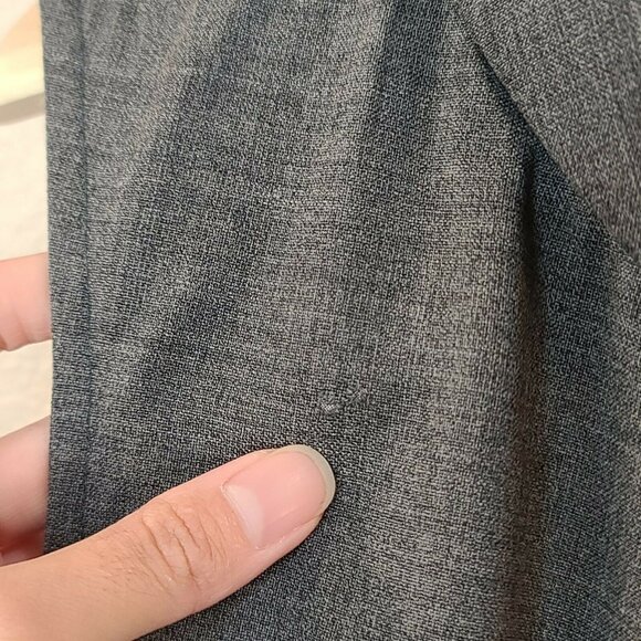 Lorick Women Dress Size 8 Gray Wool Sheath Sleeveless Pockets Casual Work Office - Picture 4 of 12